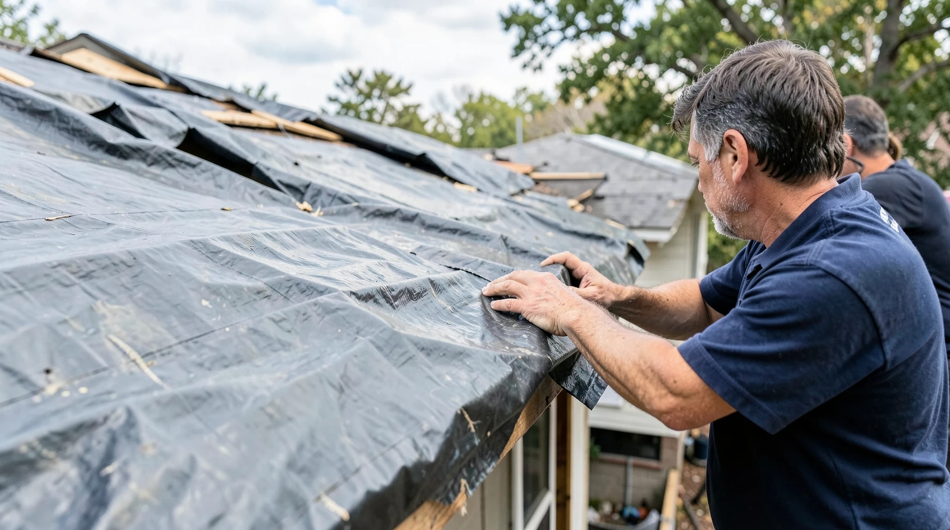 Emergency Roof Tarping in Denton, TX: Immediate Containment After Storm Damage