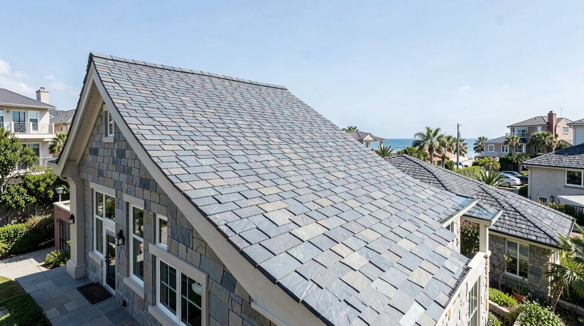 Slate and Tile Roofing for Coastal Climate Resilience in Lakewood, TX: Roof Replacement