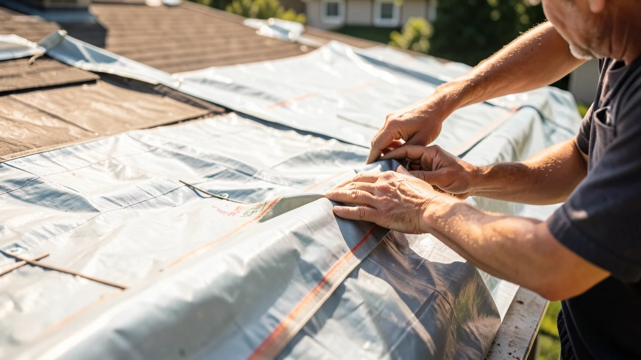 How Emergency Tarping Works: Stopping Water Intrusion Fast: Service Emergency Roof